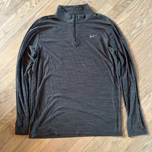 Nike Men's Large Gray Golf Quarter Zip Cover | Great Condition